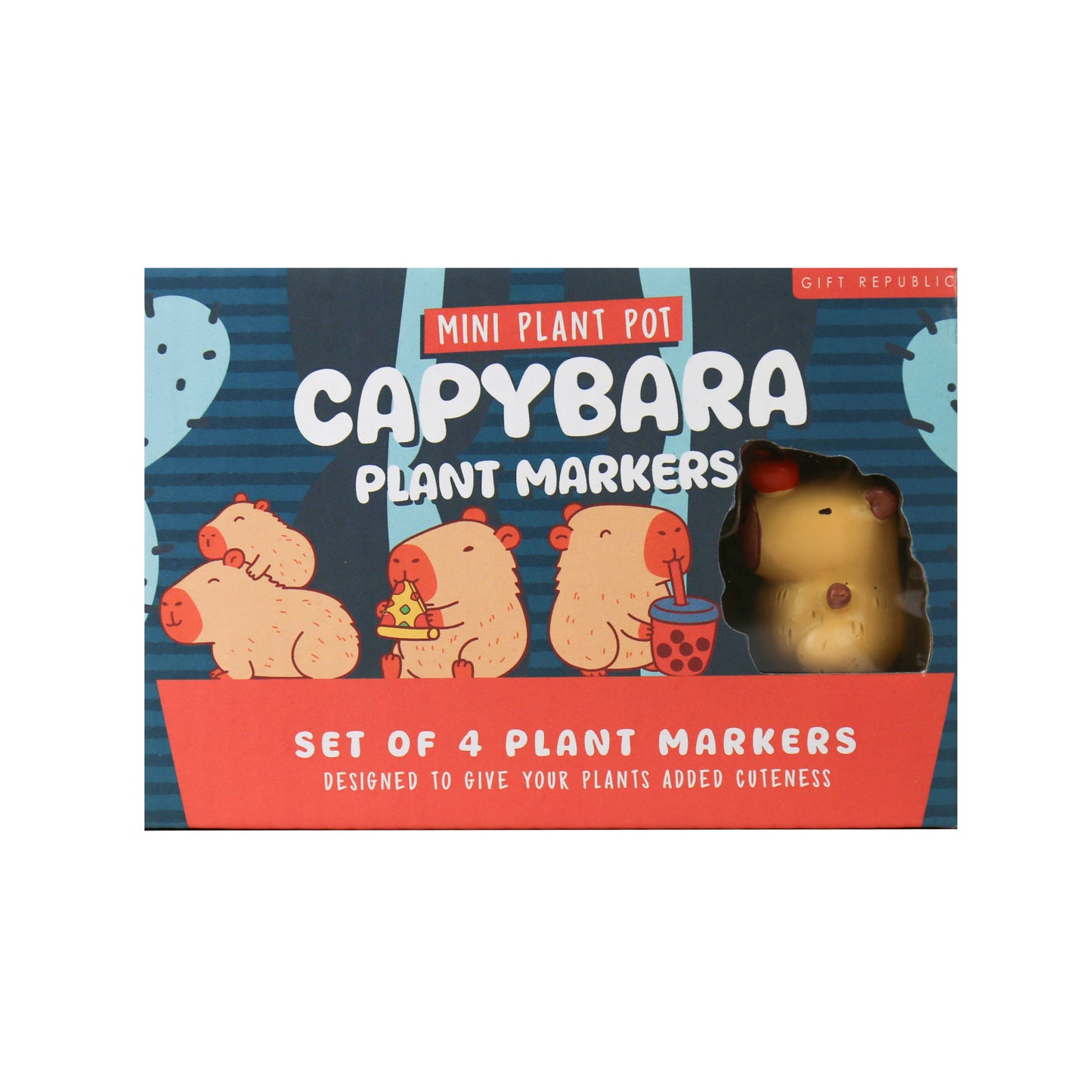 Capybara - Décoration de plantes