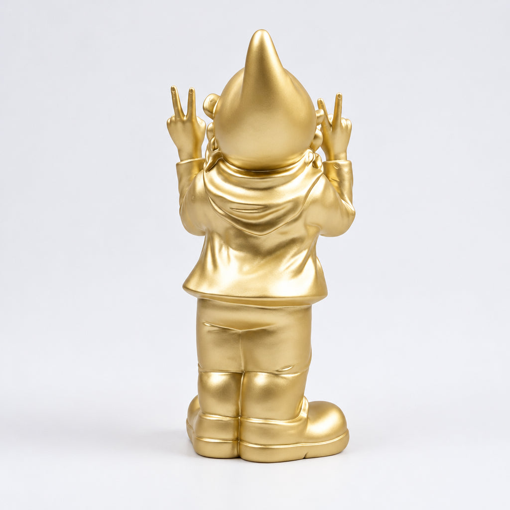 Nain de jardin - Peace (or) - Gnomy (30cm)