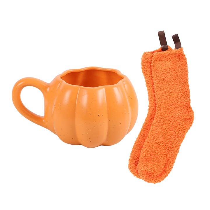 Mug & chaussettes Citrouille