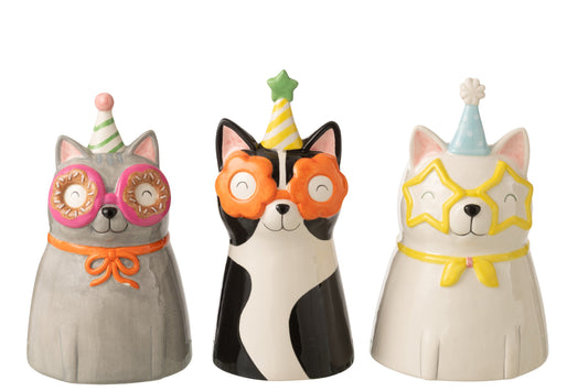 Vase - Chat à lunettes