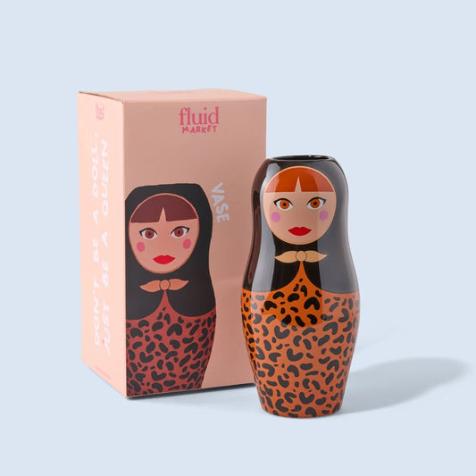 Vase - Matriochka Léopard