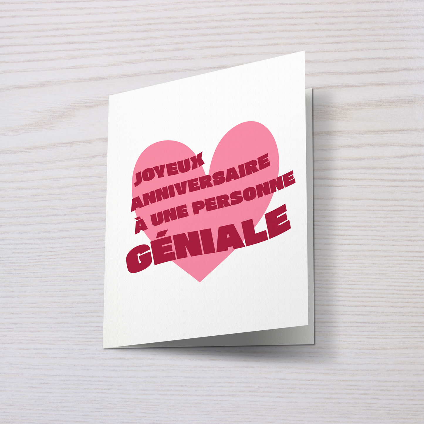 Joyeux anniversaire à une personne géniale ! (carte)
