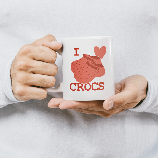 I Love Crocs (Mug)