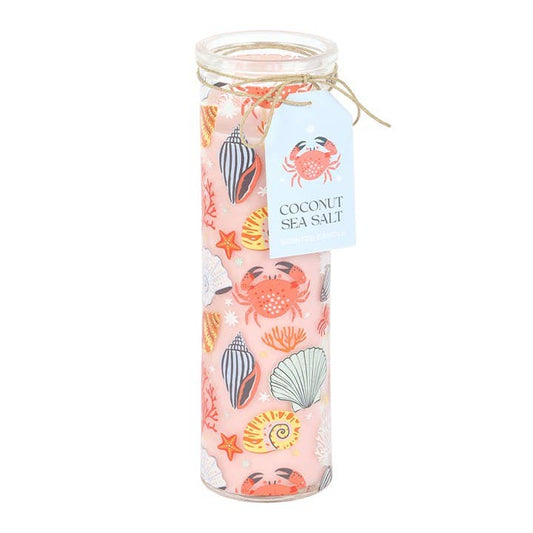 Bougie tube "Coquillages et crustacés"