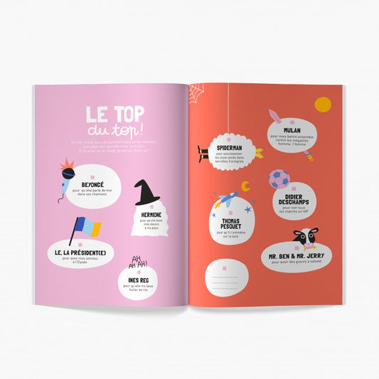 MON PARRAIN, MA MARRAINE À MOI ! - Livre à remplir à 2