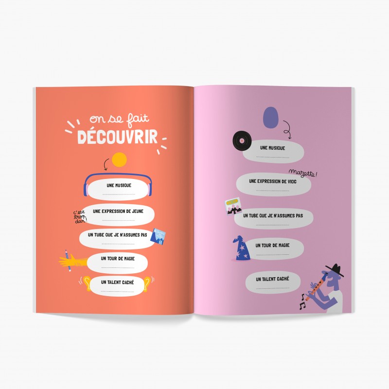 MON PARRAIN, MA MARRAINE À MOI ! - Livre à remplir à 2