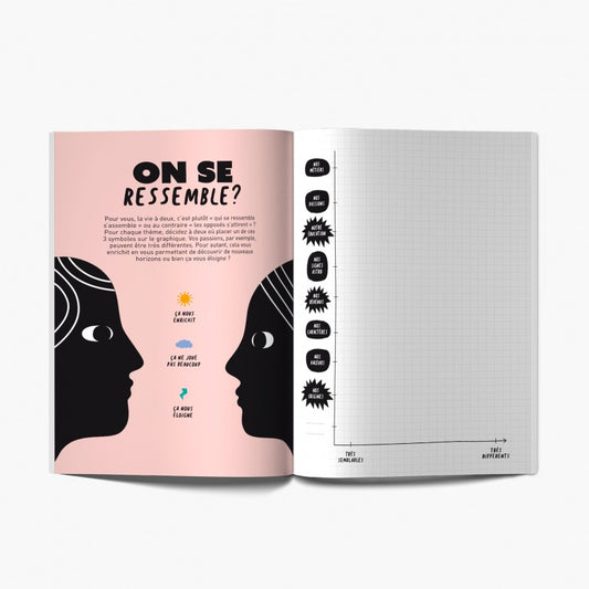 NOUS DEUX ! - Livre à remplir en couple