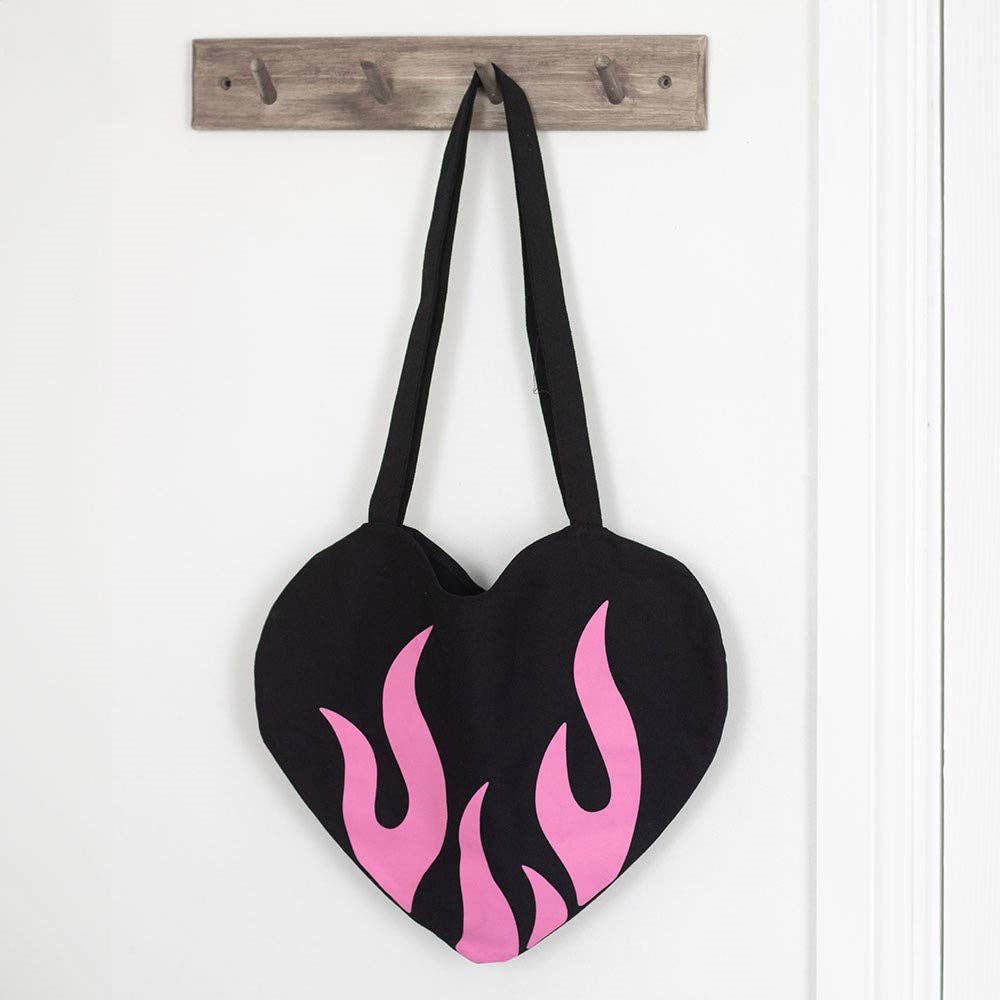 Tote-bag "Cœur en feu"