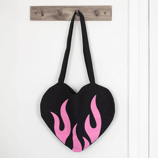 Tote-bag "Cœur en feu"
