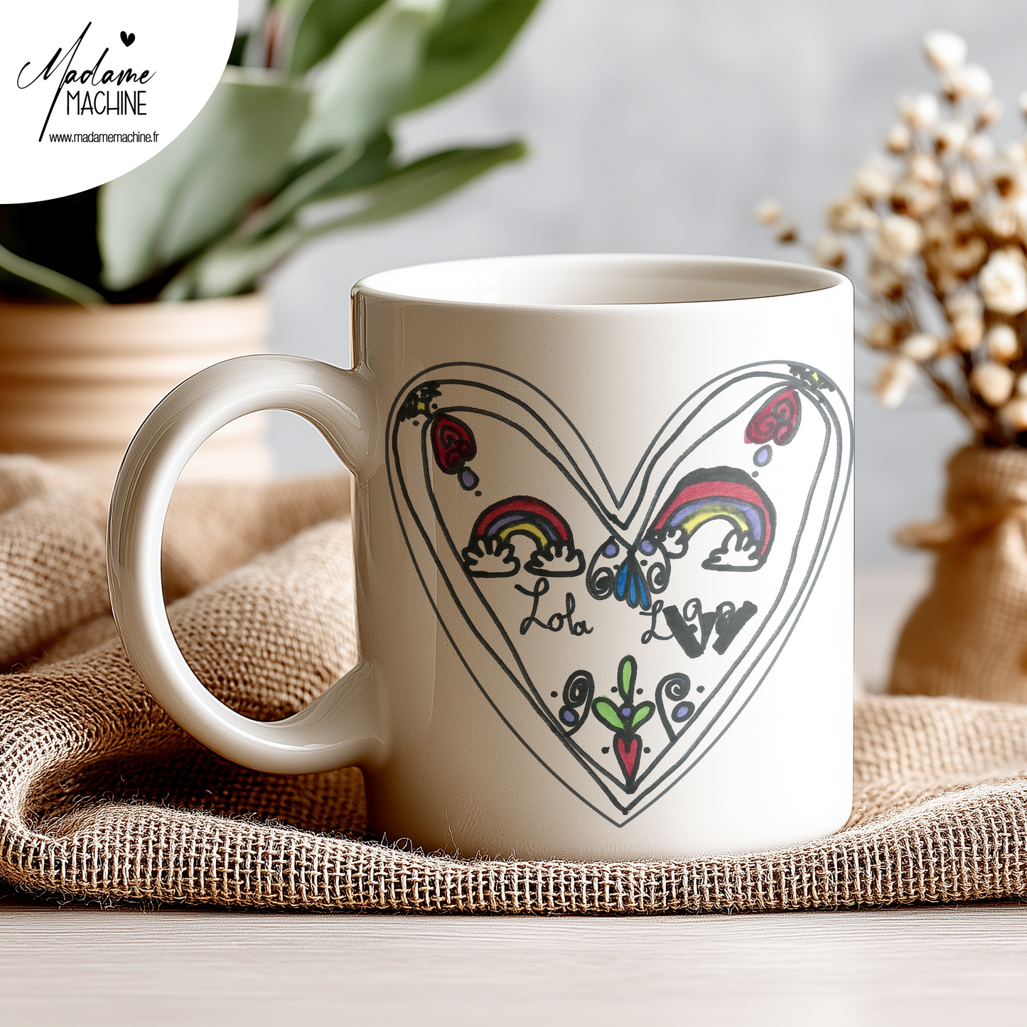 Mug à personnaliser - Le mug à dessiner