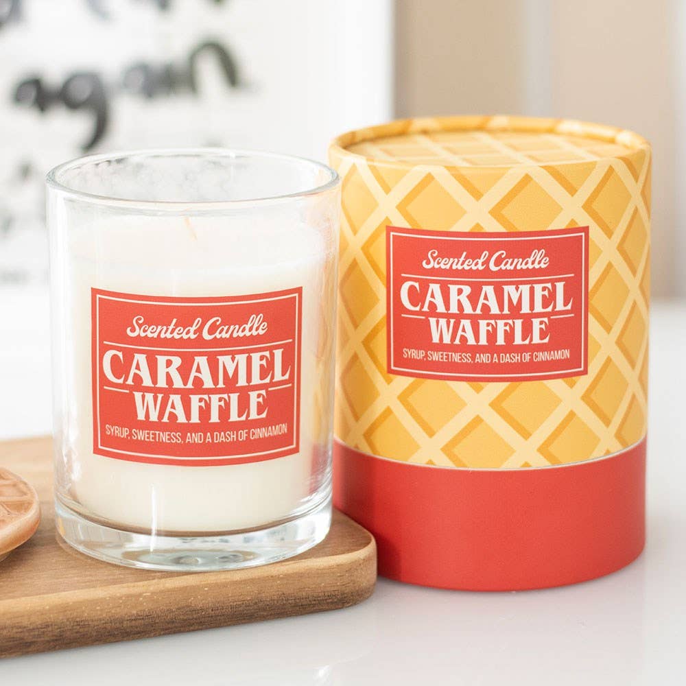 Bougie parfumée "Gaufre au caramel"