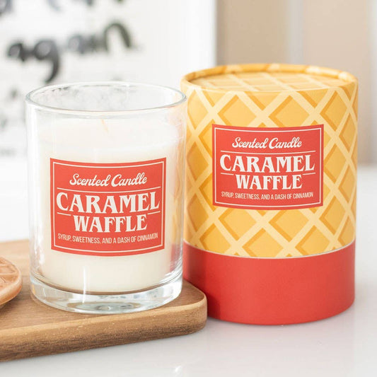 Bougie parfumée "Gaufre au caramel"