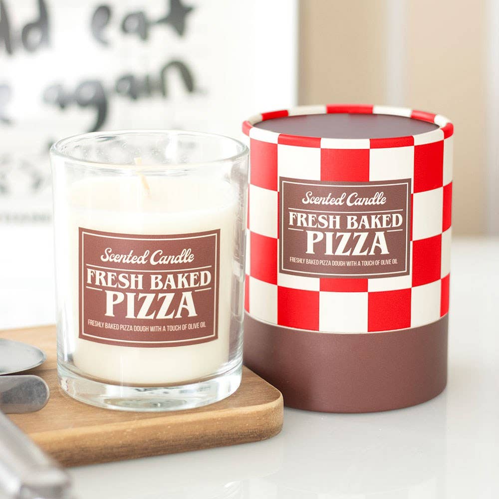 Bougie parfumée "Pizza fraîchement cuite"