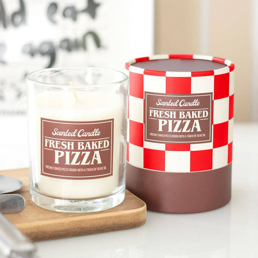 Bougie parfumée "Pizza fraîchement cuite"