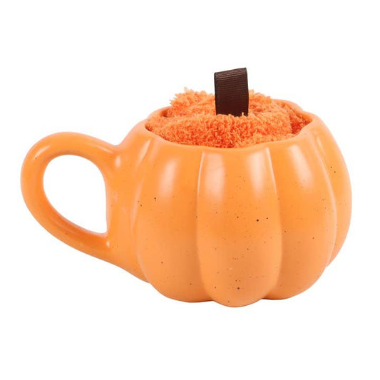 Mug & chaussettes Citrouille