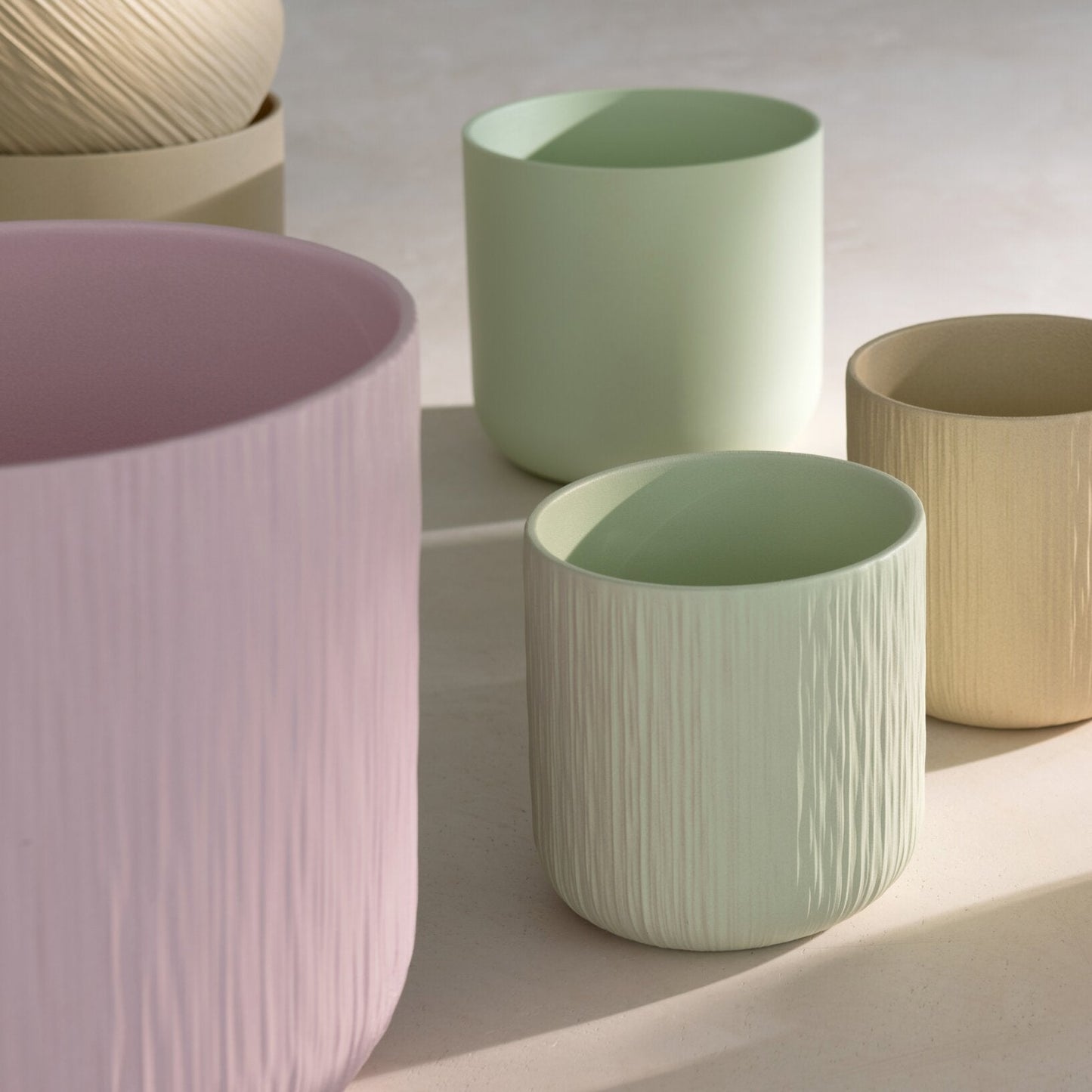Cache-pot céramique "Poudrés" (Différents coloris disponibles)