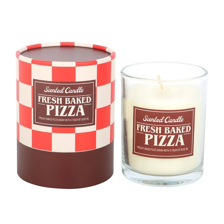 Bougie parfumée "Pizza fraîchement cuite"