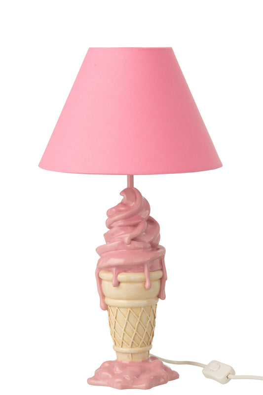 Lampe de chevet "Glace à la fraise"