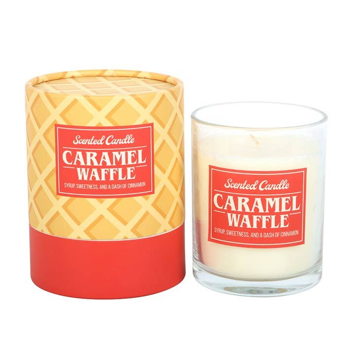 Bougie parfumée "Gaufre au caramel"