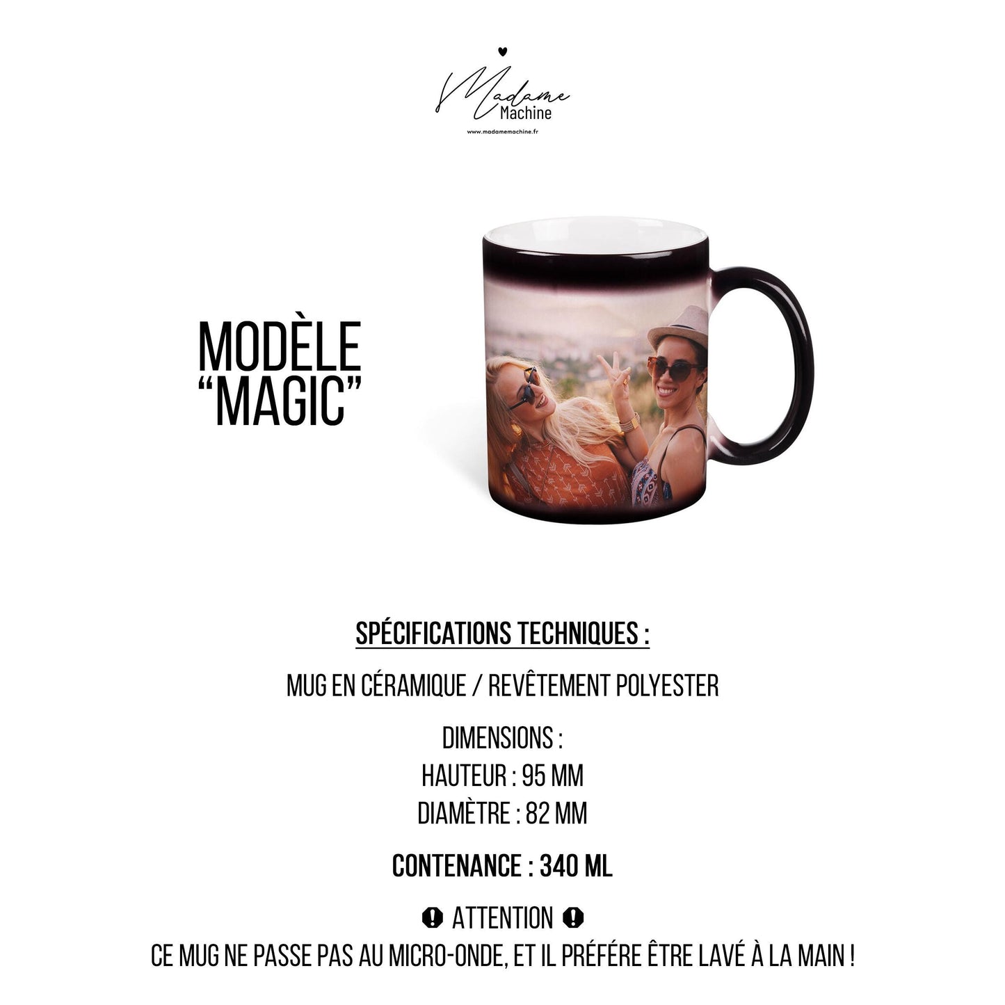 Mug à personnaliser - Le mug à dessiner