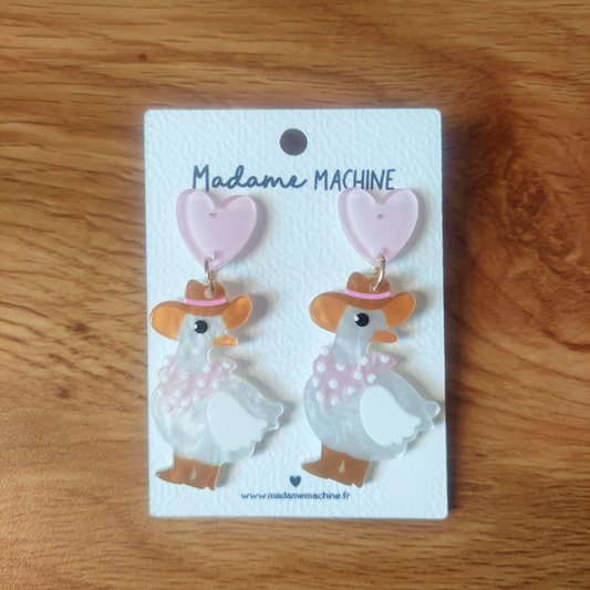 Cow-Goose (Boucle d'oreilles)