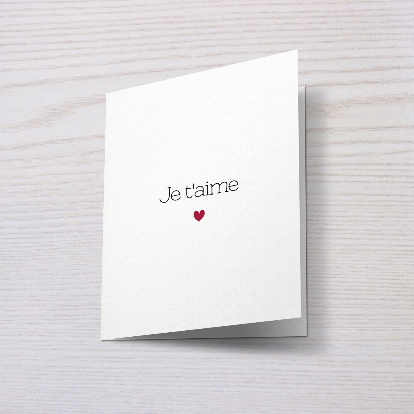 Je t'aime (carte)