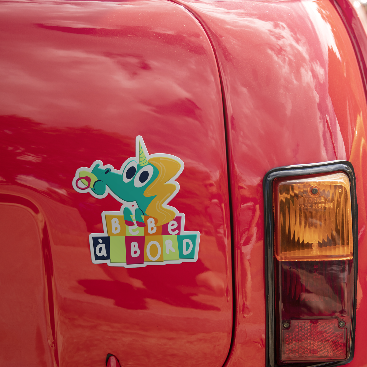 Licorne - Sticker "Bébé à bord"