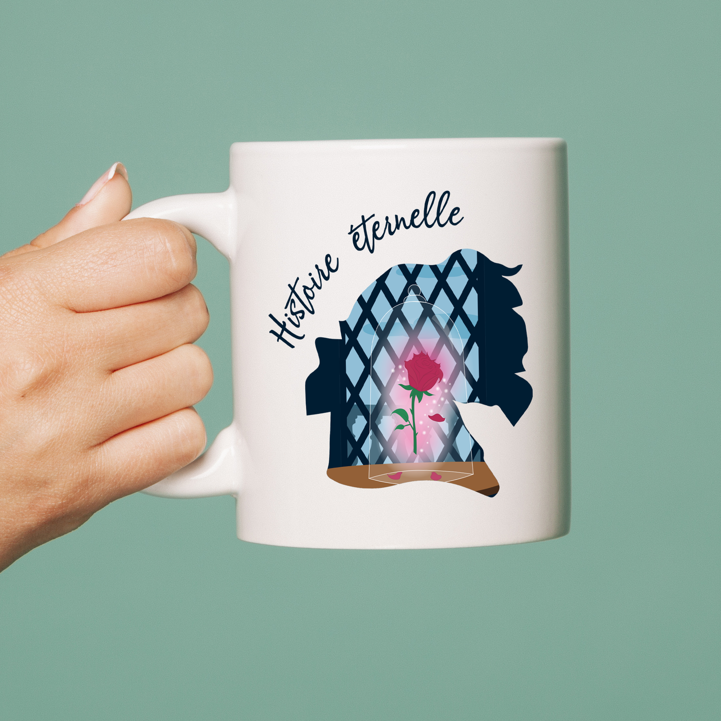 La Belle & La Bête (Duo de mugs)