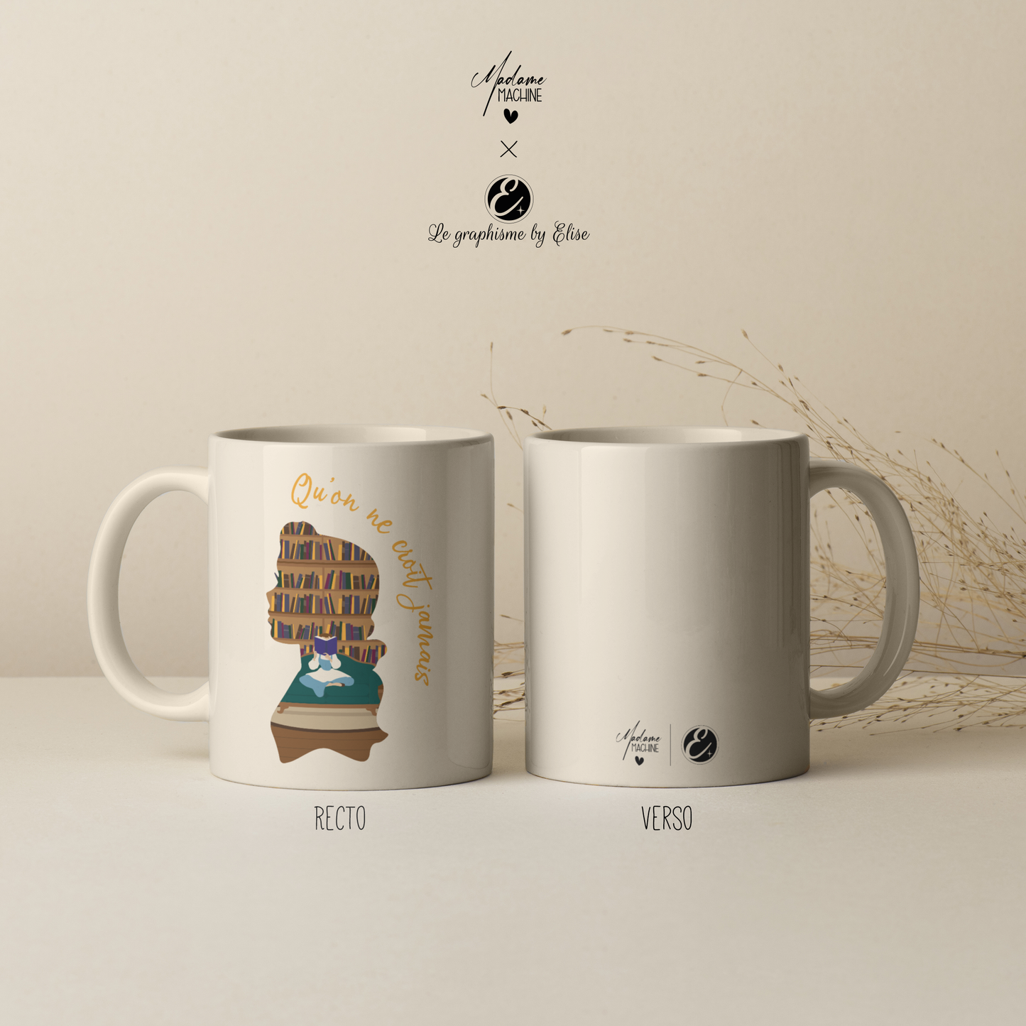 La Belle & La Bête (Duo de mugs)