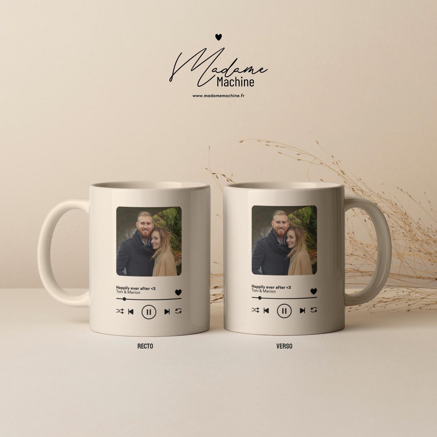 Mug à personnaliser - Playlist