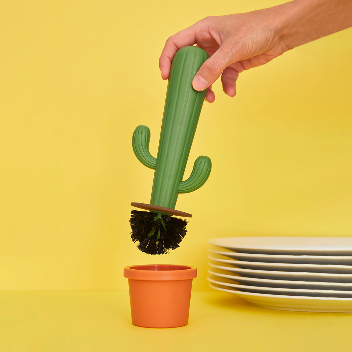 Brosse à vaisselle - Cactus