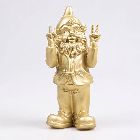 Nain de jardin - Peace (or) - Gnomy (30cm)