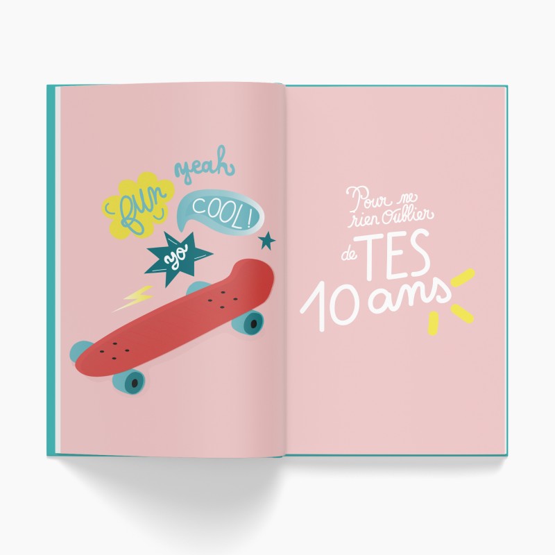 POUR NE RIEN OUBLIER DE TON ENFANCE - Livre souvenirs à remplir