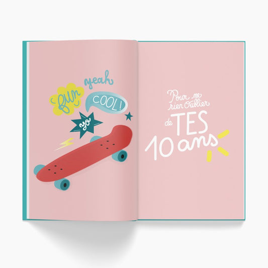 POUR NE RIEN OUBLIER DE TON ENFANCE - Livre souvenirs à remplir