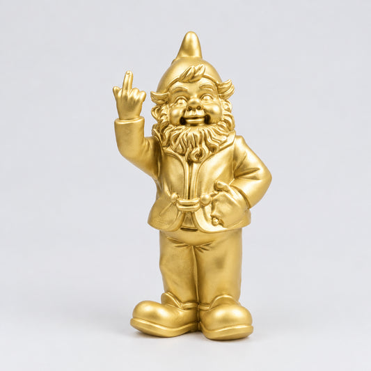 Nain de jardin - F*ck (Or) - Gnomy (30cm)
