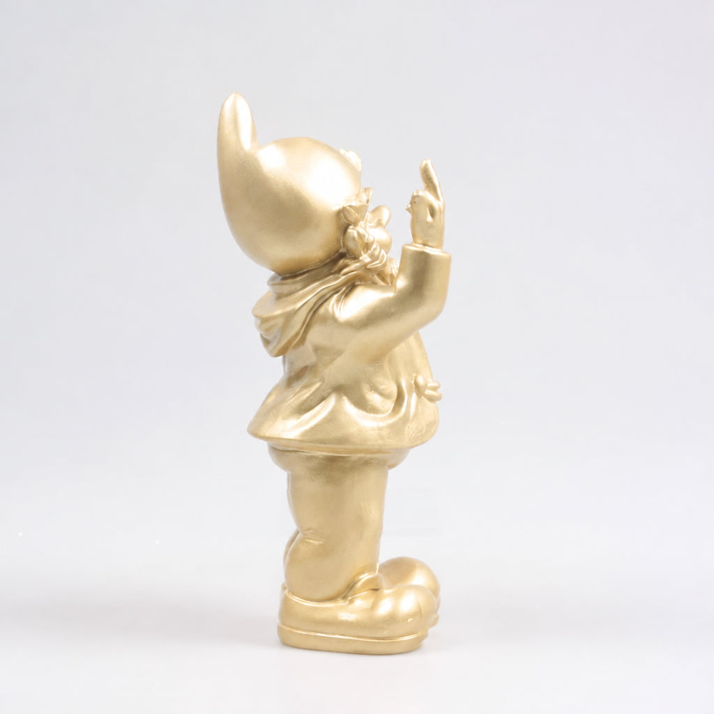 Nain de jardin - F*ck (Or) - Gnomy (30cm)