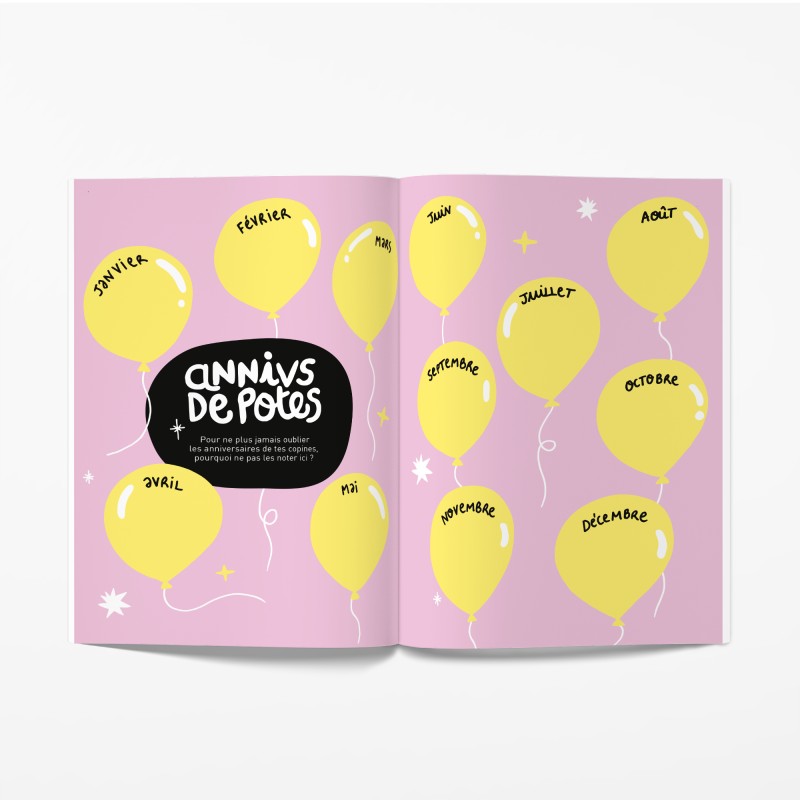 GANG DE FILLES - Livre d'amitié à remplir entre copines