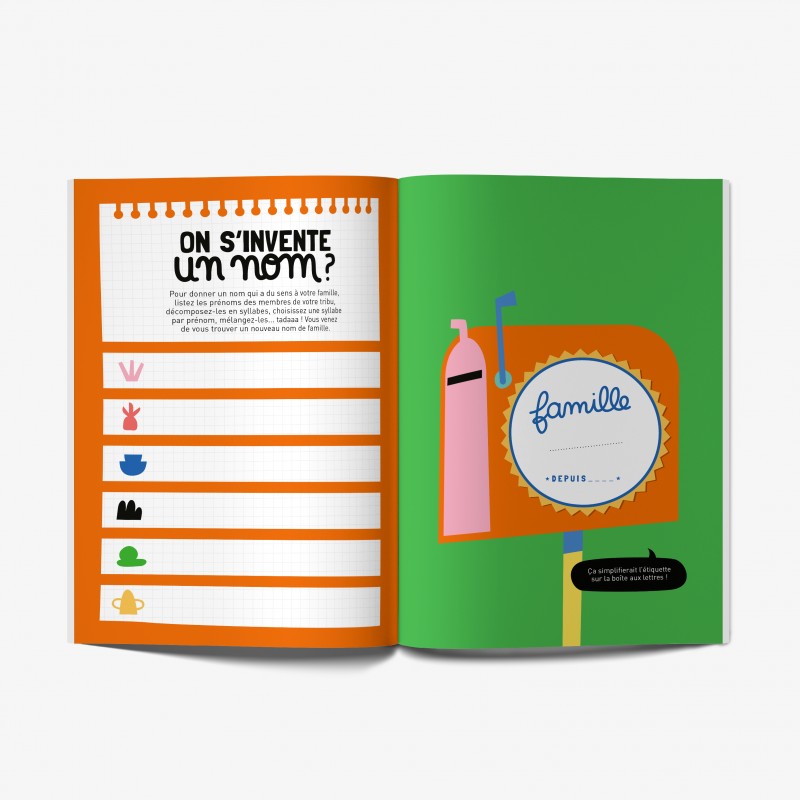 MA TRIBU RECOMPOSEE - Livre à remplir à plusieurs