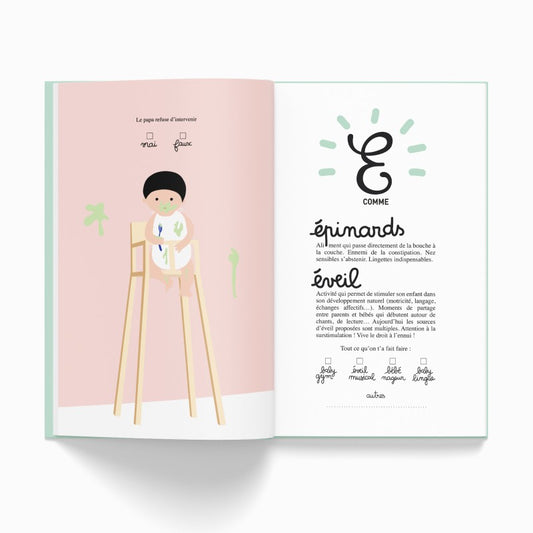 TA PREMIÈRE ANNÉE DE A À Z - Cahier de naissance